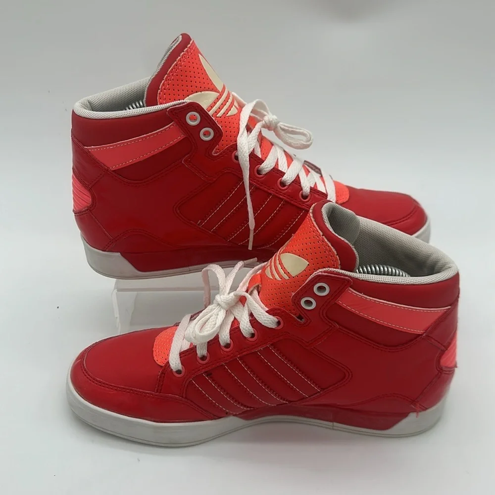 adidas Originals Hard Court Hi Women's Size 7 Red Sneakers